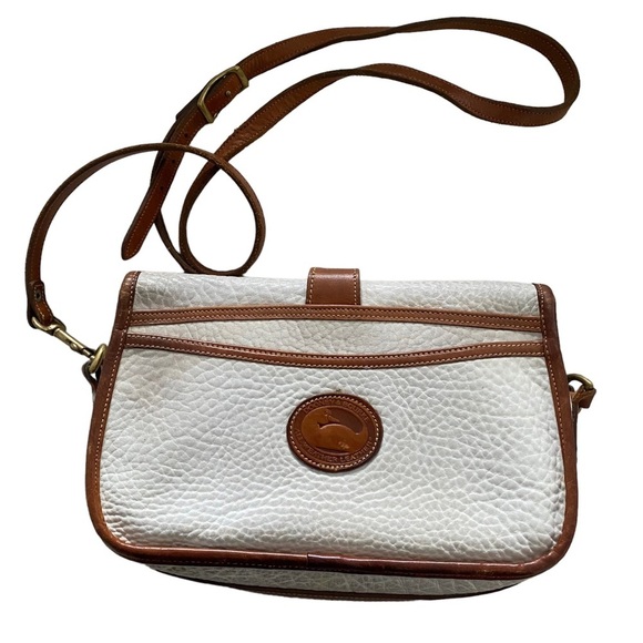 Dooney & Bourke Handbags - Vintage Dooney & Bourke White Leather Crossbody